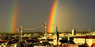 Regenbogen-Show rund um Wien