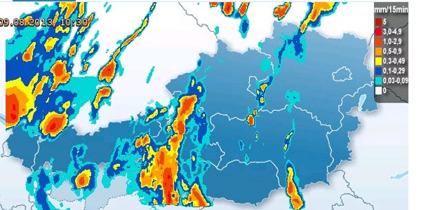 Unwetter überrollen Österreich