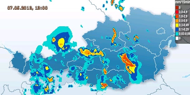 Unwetter zogen über Österreich
