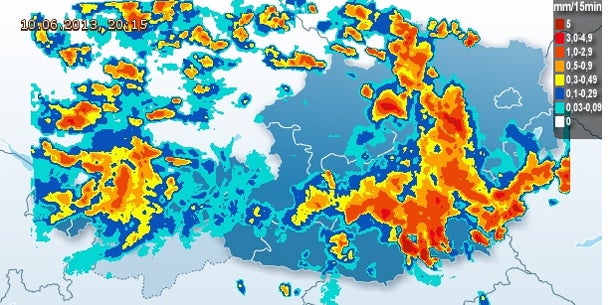 Wieder Unwetter über Österreich