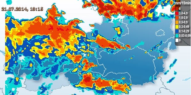 Gewitter-Walze rollte über Österreich