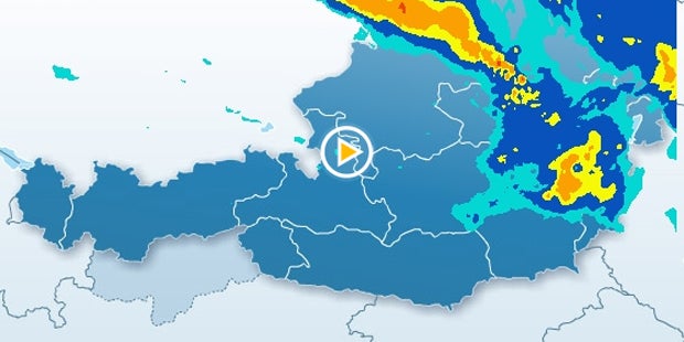 Orkan mit 120 km/h in Österreich