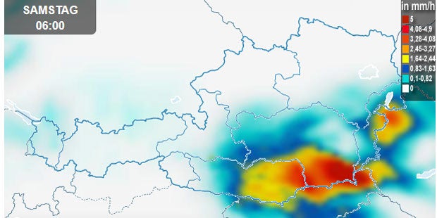 Unwetter-Warnung für das Wochenende