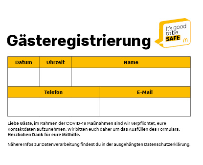 Registrierungspflicht: So sehen die ersten Listen aus