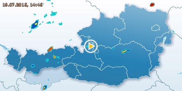 Hitze und Gewitter - Bäder wurden gestürmt