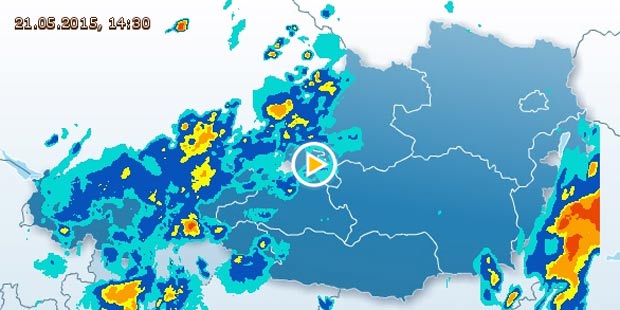 Unwetter-Warnung für das lange Wochenende