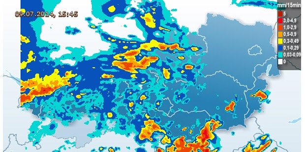 Kältewelle brachte sogar Schneefall