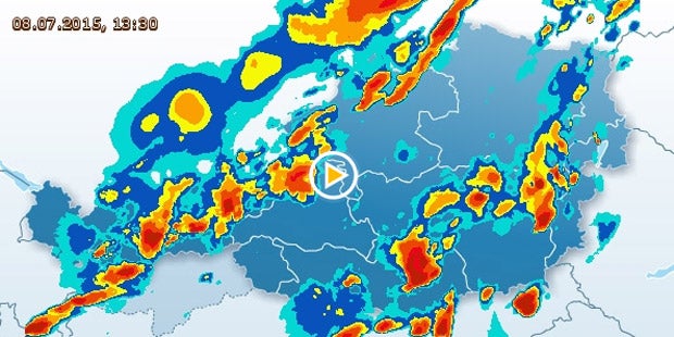 Hagel-Front verwüstet Österreich