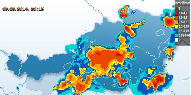 Nach Hitze: Unwetter-Alarm in Österreich