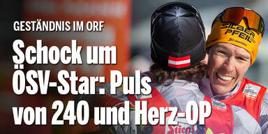 Schock um ÖSV-Star: Puls von 240 und Herz-OP