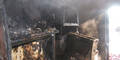Reihenhaus wurde Raub der Flammen