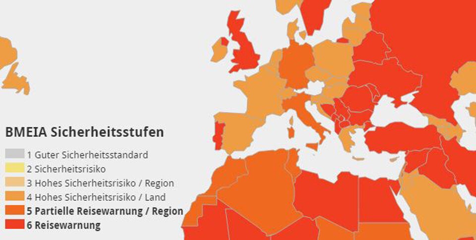 Neue Reise-Warnungen für drei Länder und strengere Grenzkontrollen