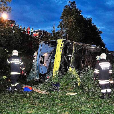 Busunfall bei Melk