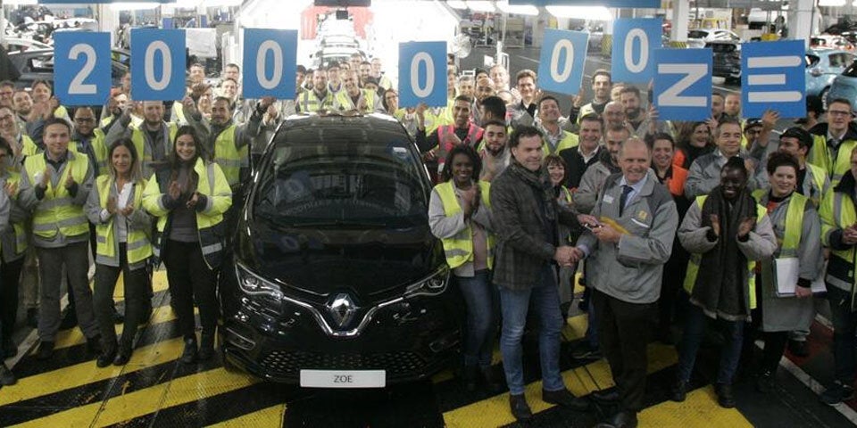 Renault Zoe erreichte neuen Meilenstein