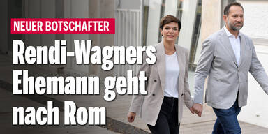 Rendi-Wagners Ehemann geht nach Rom