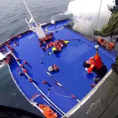 So dramatisch läuft die Rettung.