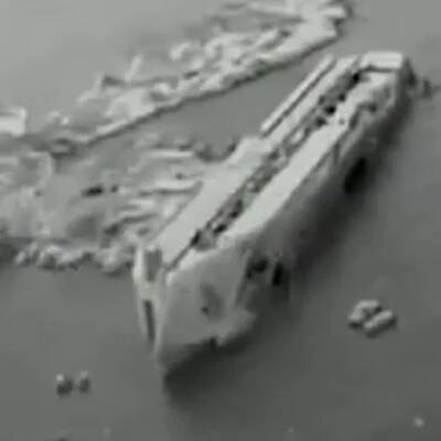 ´Hier retten sich die Passagiere