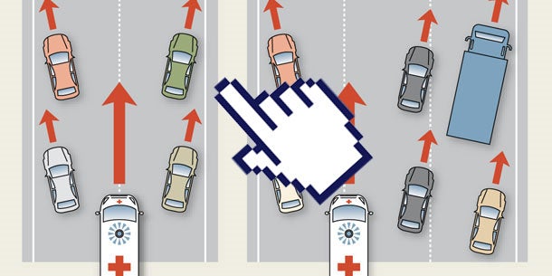 So funktioniert die Rettungsgasse