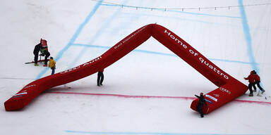 Super G der Damen abgebrochen