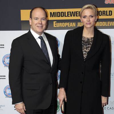 Charlene & Albert: Gemeinsam beim Boxkampf