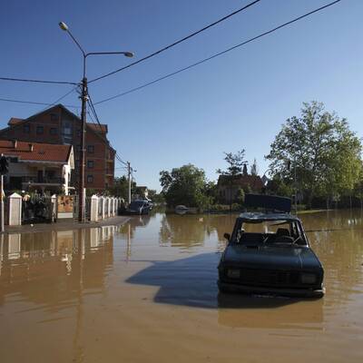 Enorme Regenmengen in Bosnien
