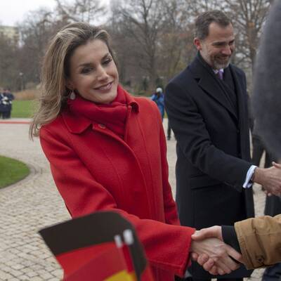 Königin Letizia bezaubert Deutschland