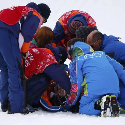 Schwerer Sturz beim Slopestyle-Bewerb