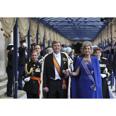 Krönung in den Niederlanden: Prinzessinnen bei der Probe