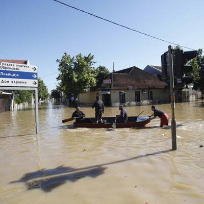 Enorme Regenmengen in Bosnien