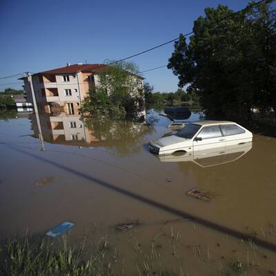 Enorme Regenmengen in Bosnien