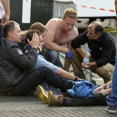 Monster-Truck geriet völlig außer Kontrolle