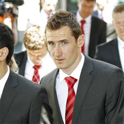 Bayern München trifft in Madrid ein