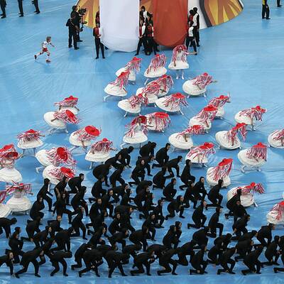 So feiert Warschau die Eröffnung der Fußball-EM 2012