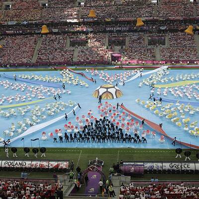 So feiert Warschau die Eröffnung der Fußball-EM 2012