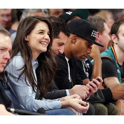 Katie Holmes: Viel Spaß bei Knicks-Spiel
