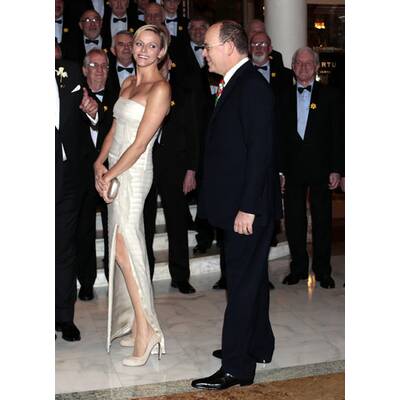 Charlene & Albert von Monaco: Verliebt bei Charity-Gala