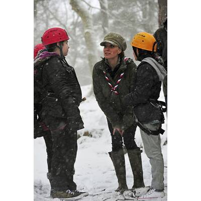 Herzogin Kate bei den Padfindern