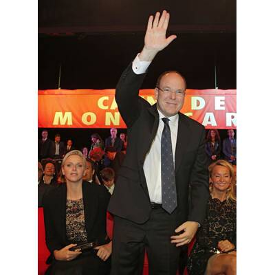 Charlene & Albert: Gemeinsam beim Boxkampf