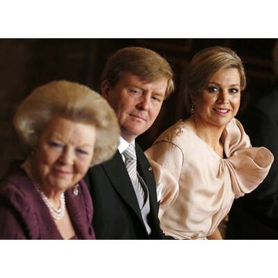 Krönung in den Niederlanden: Prinzessinnen bei der Probe