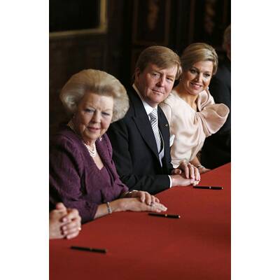 Krönung in den Niederlanden: Prinzessinnen bei der Probe