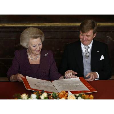 Krönung in den Niederlanden: Prinzessinnen bei der Probe