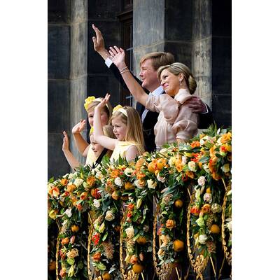 Krönung in den Niederlanden: Prinzessinnen bei der Probe