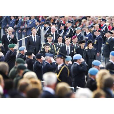 Willem & Maxima beim Totengedenktag