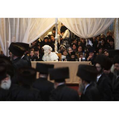 Ultra-Orthodoxe jüdische Braut Hannah Batya Penet