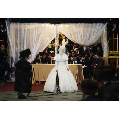 Ultra-Orthodoxe jüdische Braut Hannah Batya Penet