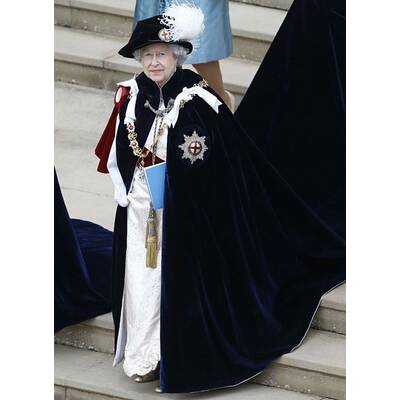 Die königliche Familie beim Garter Day