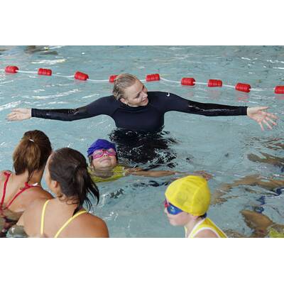 Fürstin Charlène in ihrem Element