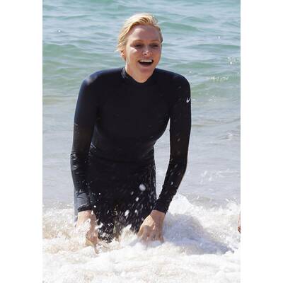 Fürstin Charlène in ihrem Element