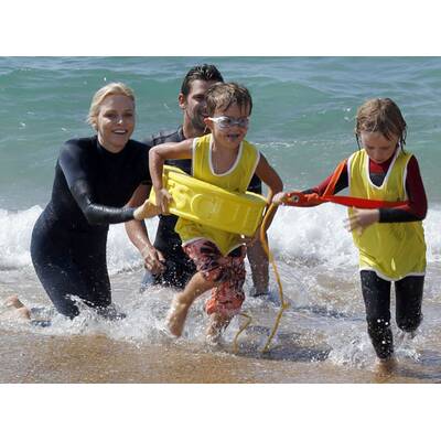 Fürstin Charlène in ihrem Element