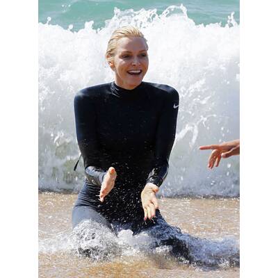 Fürstin Charlène in ihrem Element